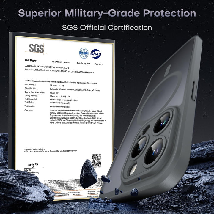 Tocal Pro 3-in-1 MagSafe Case for iPhone 16 Black - DOKUTRONIX