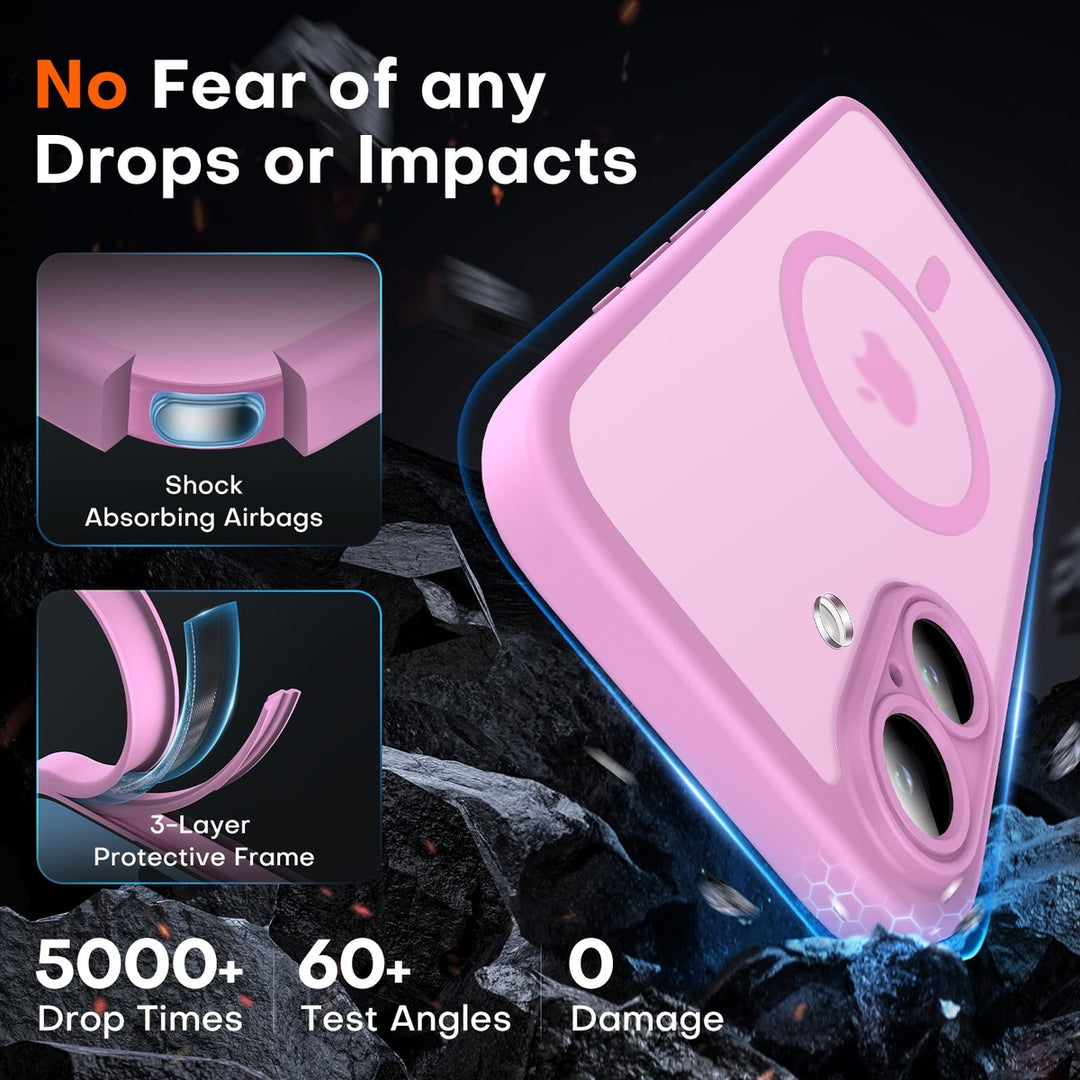 Tocal Pro 3-in-1 MagSafe Case for iPhone 16 Black - DOKUTRONIX