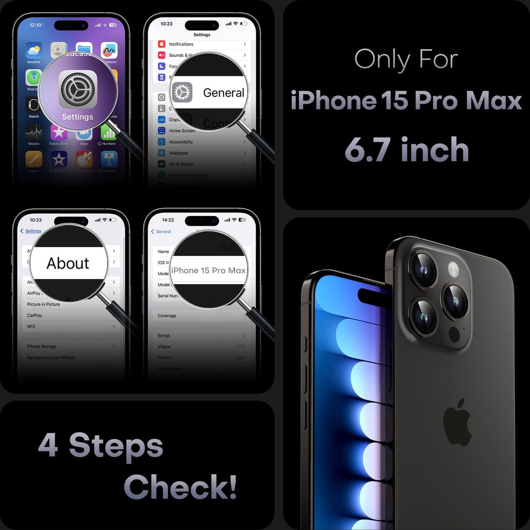 Tocal Pro 3-in-1 MagSafe Case for iPhone 16 Black - DOKUTRONIX