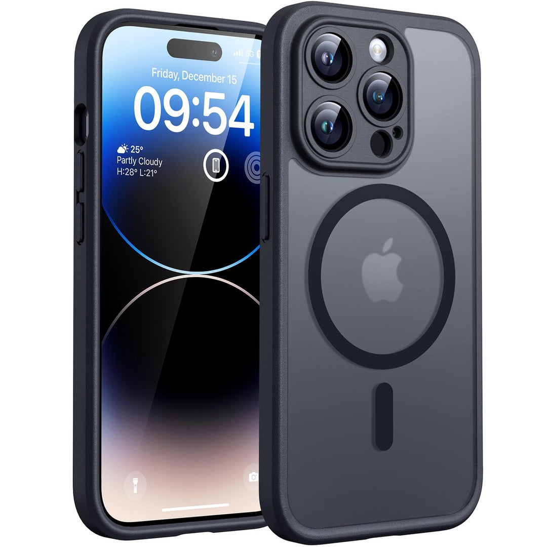 Tocal Pro 3-in-1 MagSafe Case for iPhone 16 Black - DOKUTRONIX