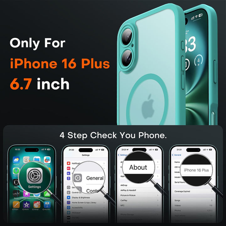 Tocal Pro 3-in-1 MagSafe Case for iPhone 16 Black - DOKUTRONIX