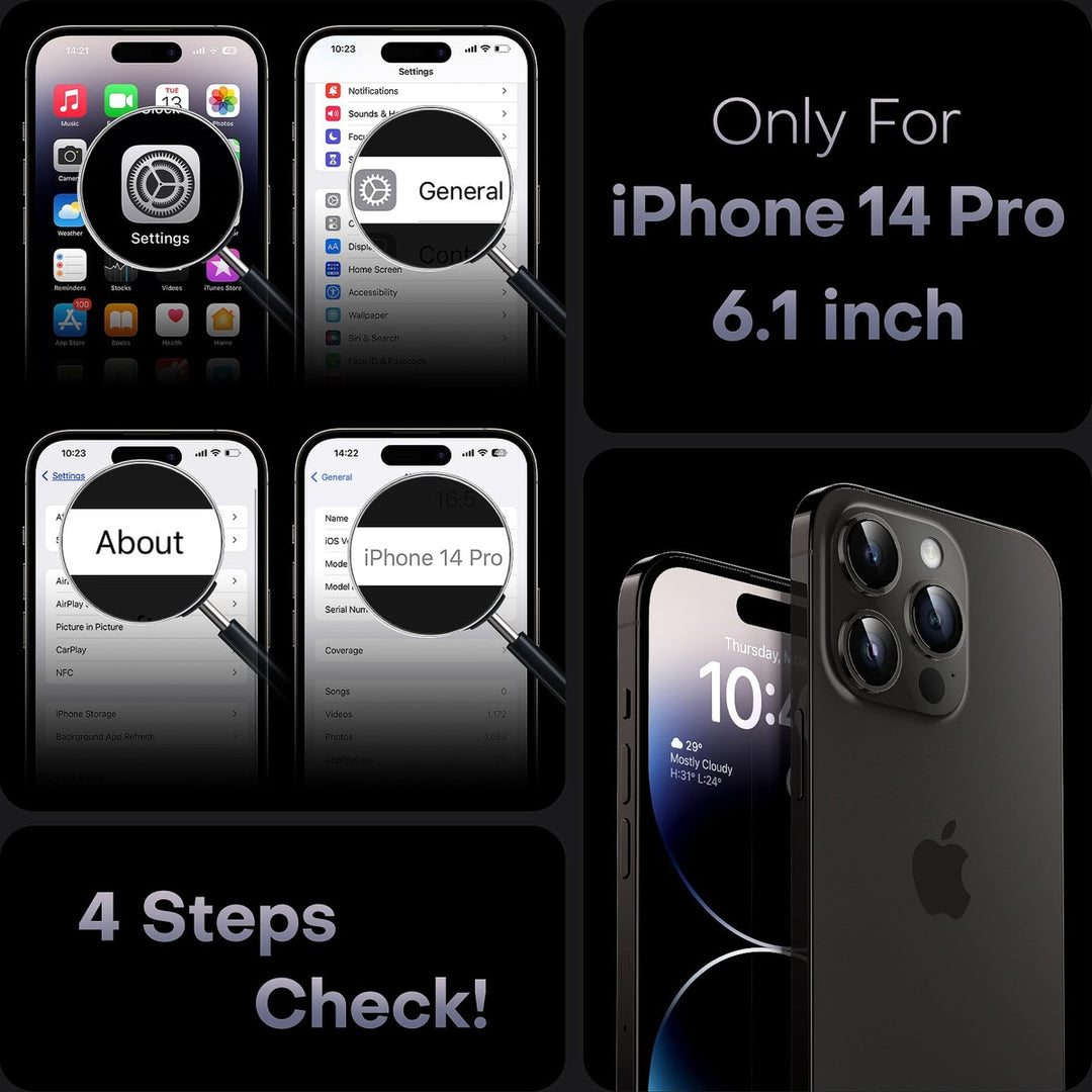 Tocal Pro 3-in-1 MagSafe Case for iPhone 16 Black - DOKUTRONIX