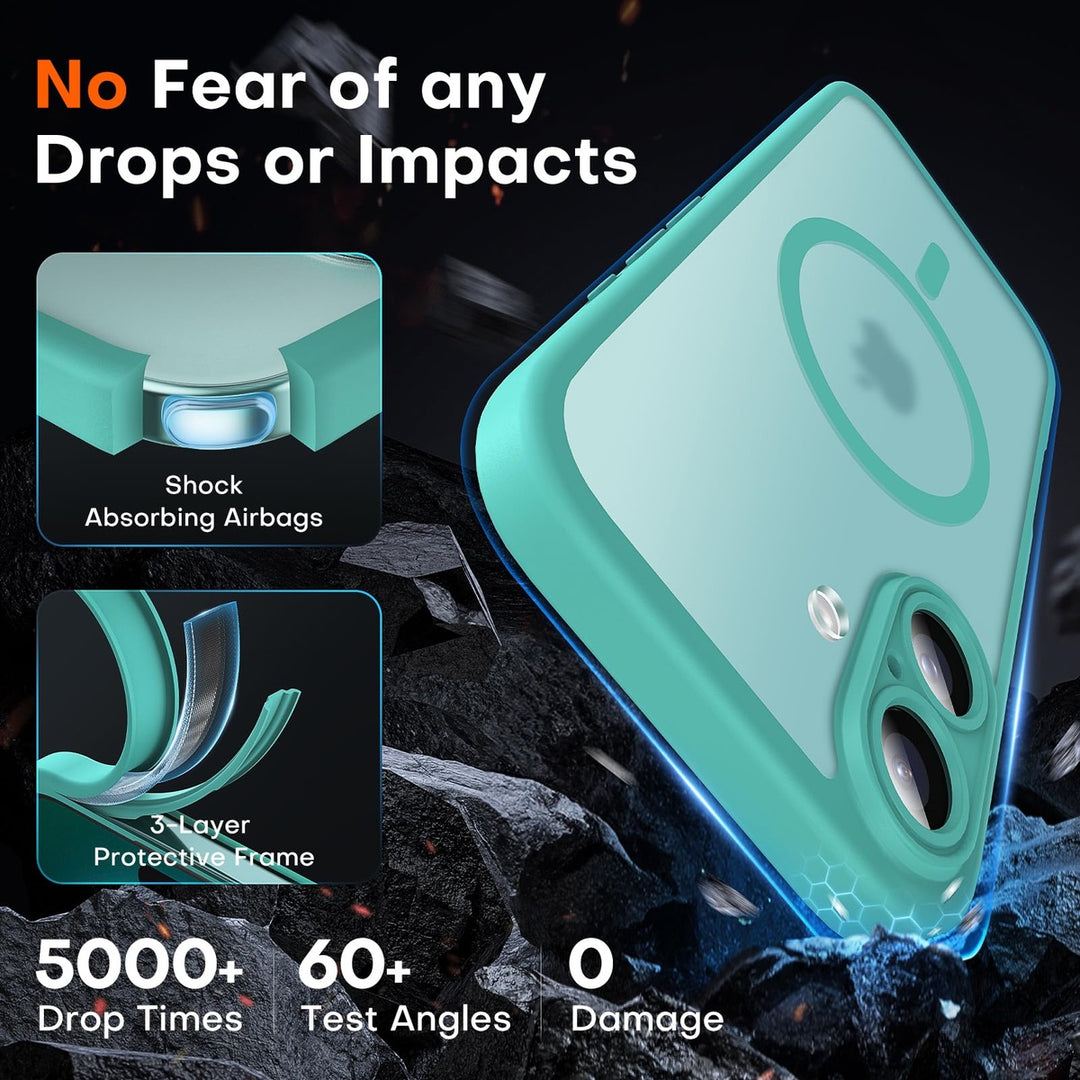 Tocal Pro 3-in-1 MagSafe Case for iPhone 16 Black - DOKUTRONIX