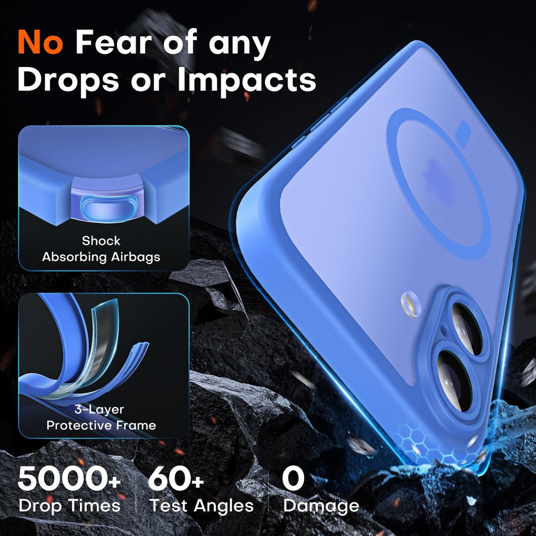 Tocal Pro 3-in-1 MagSafe Case for iPhone 16 Black - DOKUTRONIX