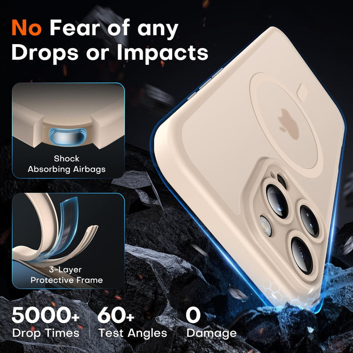 Tocal Pro 3-in-1 MagSafe Case for iPhone 16 Black - DOKUTRONIX