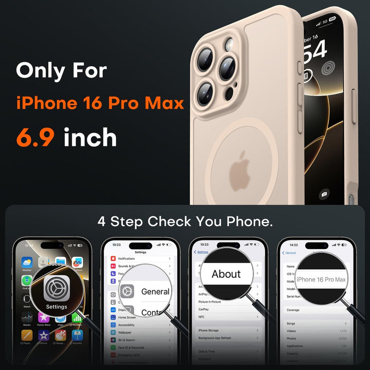 Tocal Pro 3-in-1 MagSafe Case for iPhone 16 Black - DOKUTRONIX