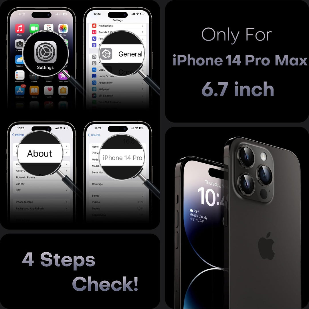 Tocal Pro 3-in-1 MagSafe Case for iPhone 16 Black - DOKUTRONIX