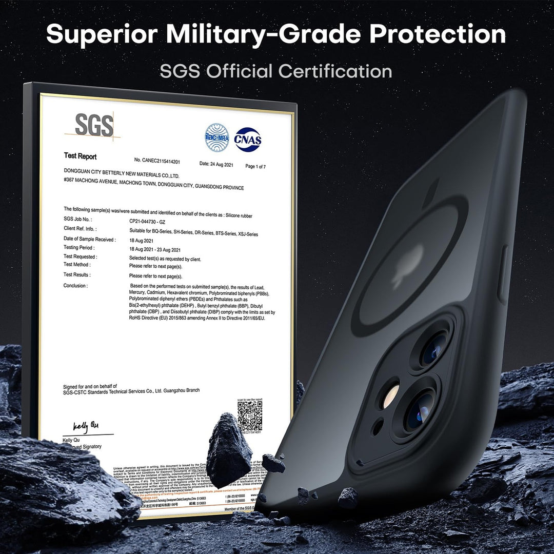 Tocal Pro 3-in-1 MagSafe Case for iPhone 16 Black - DOKUTRONIX