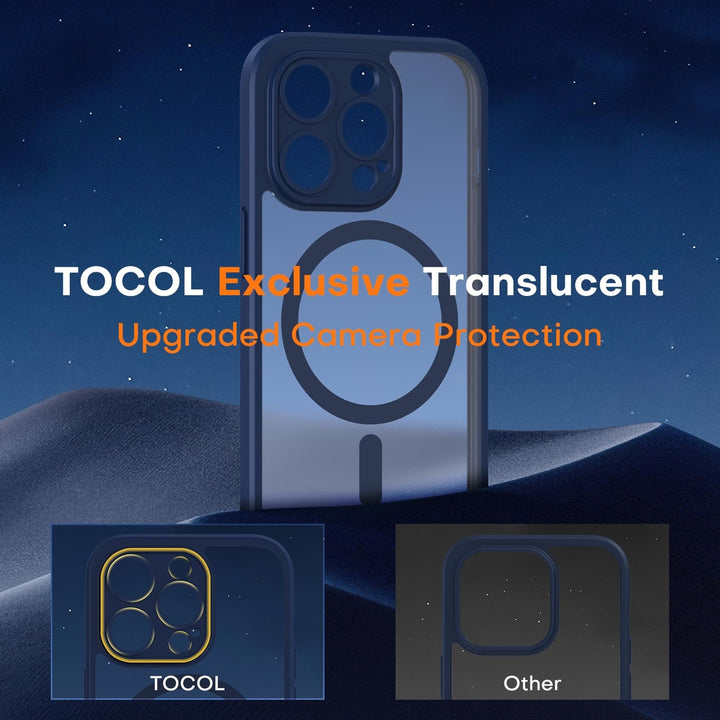 Tocal Pro 3-in-1 MagSafe Case for iPhone 16 Black - DOKUTRONIX