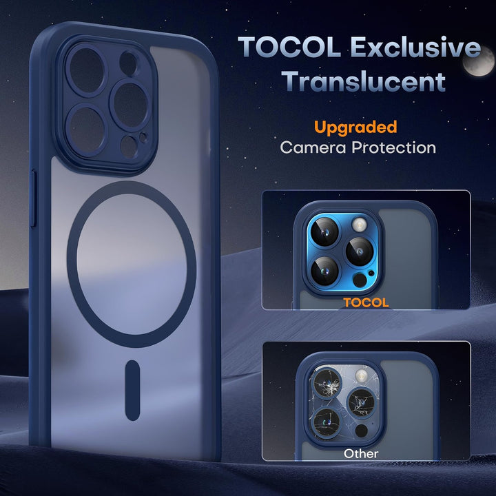 Tocal Pro 3-in-1 MagSafe Case for iPhone 16 Black - DOKUTRONIX