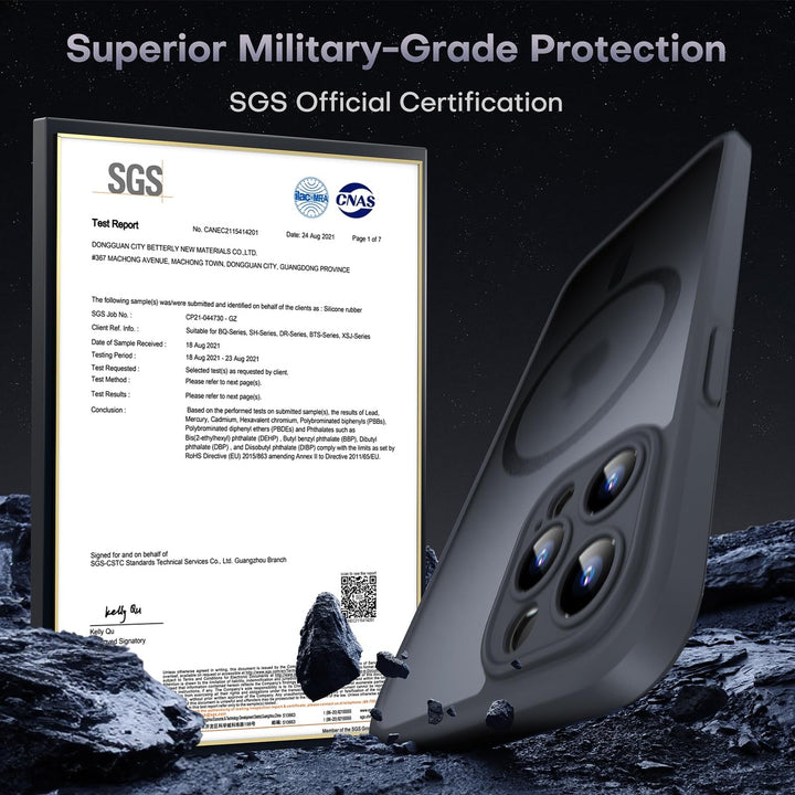 Tocal Pro 3-in-1 MagSafe Case for iPhone 16 Black - DOKUTRONIX