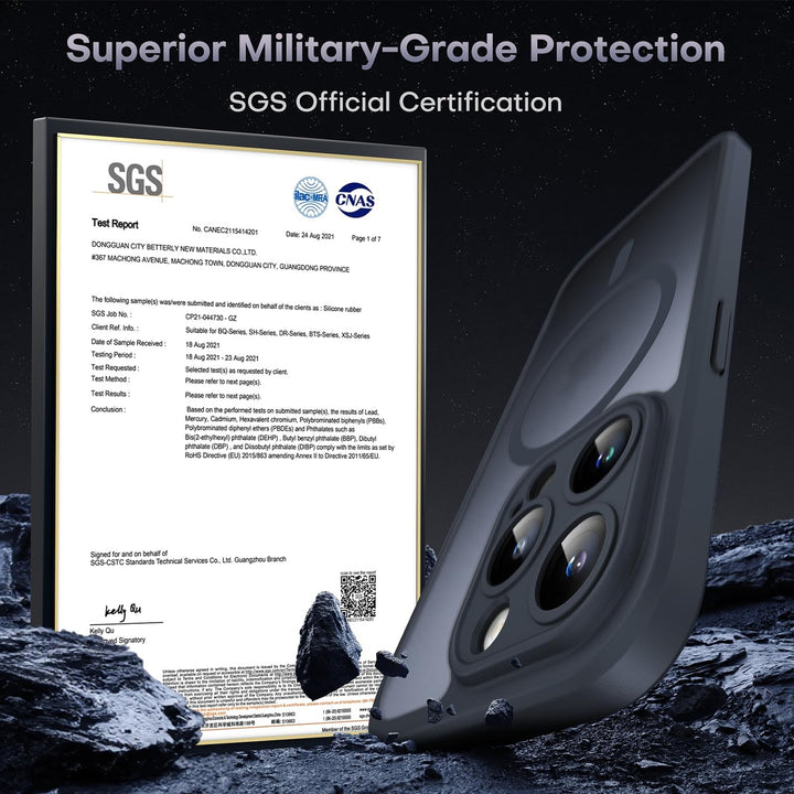 Tocal Pro 3-in-1 MagSafe Case for iPhone 16 Black - DOKUTRONIX