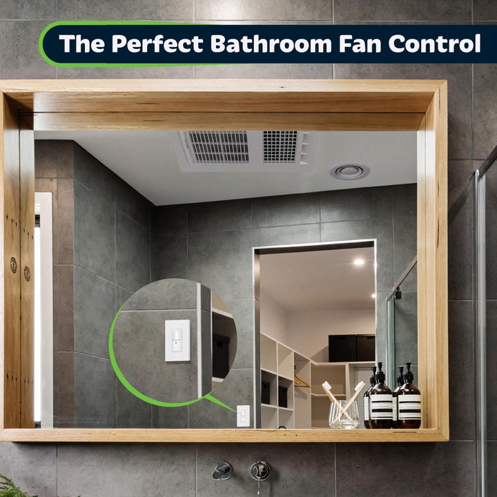 TOPGREENER PIR Motion Sensor Light Switch, Occupancy & Vacancy Motion Sensor Switch, 𝐎𝐩𝐞𝐫𝐚𝐛𝐥𝐞 𝐖𝐢𝐭𝐡𝐨𝐮𝐭 𝐆𝐫𝐨𝐮𝐧𝐝 𝐖𝐢𝐫𝐞, No Neutral Wire, Single Pole, TDOS5-HL-W-2PCS, White - DOKUTRONIX