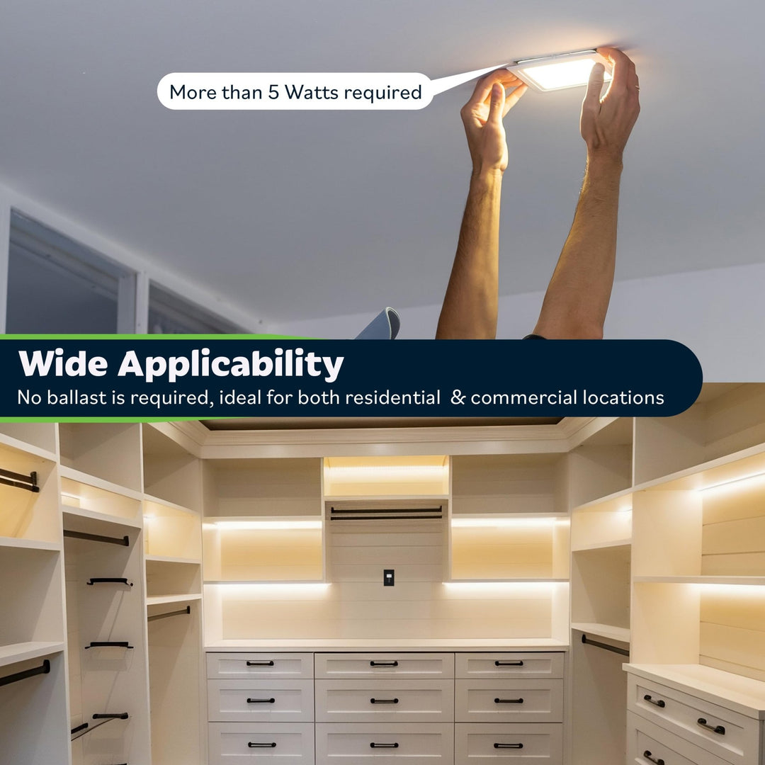 TOPGREENER PIR Motion Sensor Light Switch, Occupancy & Vacancy Motion Sensor Switch, 𝐎𝐩𝐞𝐫𝐚𝐛𝐥𝐞 𝐖𝐢𝐭𝐡𝐨𝐮𝐭 𝐆𝐫𝐨𝐮𝐧𝐝 𝐖𝐢𝐫𝐞, No Neutral Wire, Single Pole, TDOS5-HL-W-2PCS, White - DOKUTRONIX