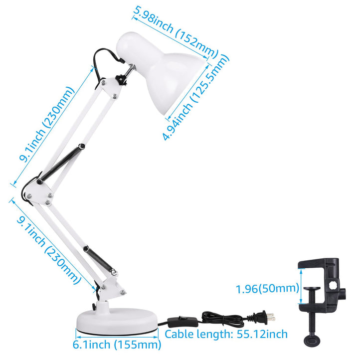 FlexiBright Architect Desk Lamp with Clamp - DOKUTRONIX