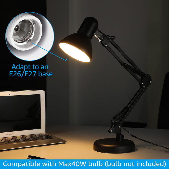 Adjustable Clamp Desk Lamp - TORCHSTAR Gooseneck - DOKUTRONIX