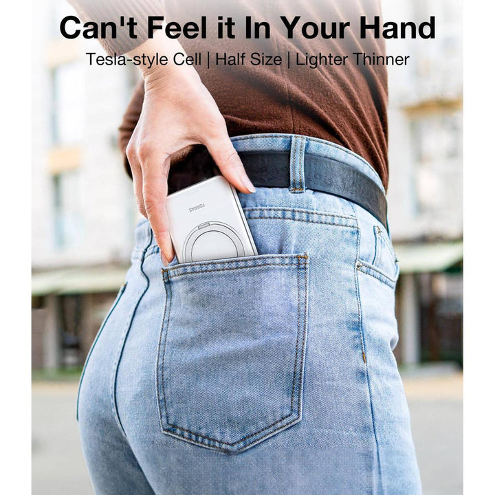 TORRAS SlimMag 5000mAh Wireless Power Bank & Stand - DOKUTRONIX