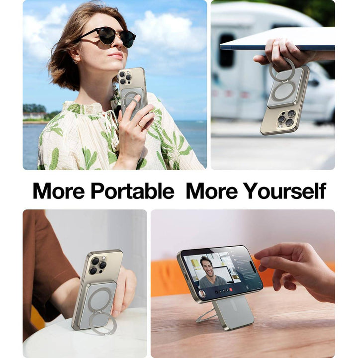 TORRAS SlimMag 5000mAh Wireless Power Bank & Stand - DOKUTRONIX