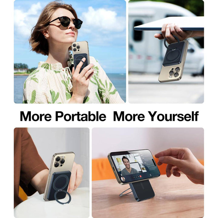 TORRAS SlimMag 5000mAh Wireless Power Bank & Stand - DOKUTRONIX