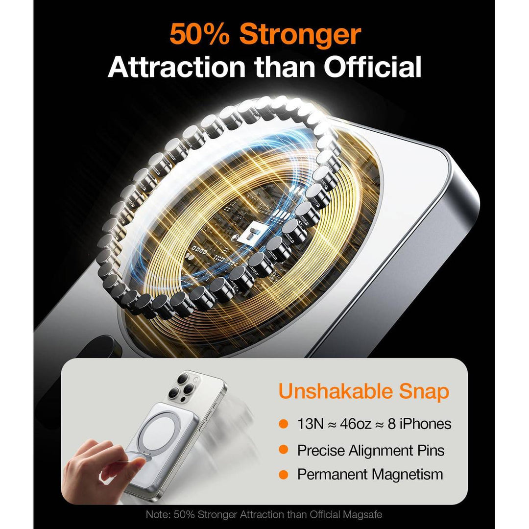 TORRAS SlimMag 5000mAh Wireless Power Bank & Stand - DOKUTRONIX