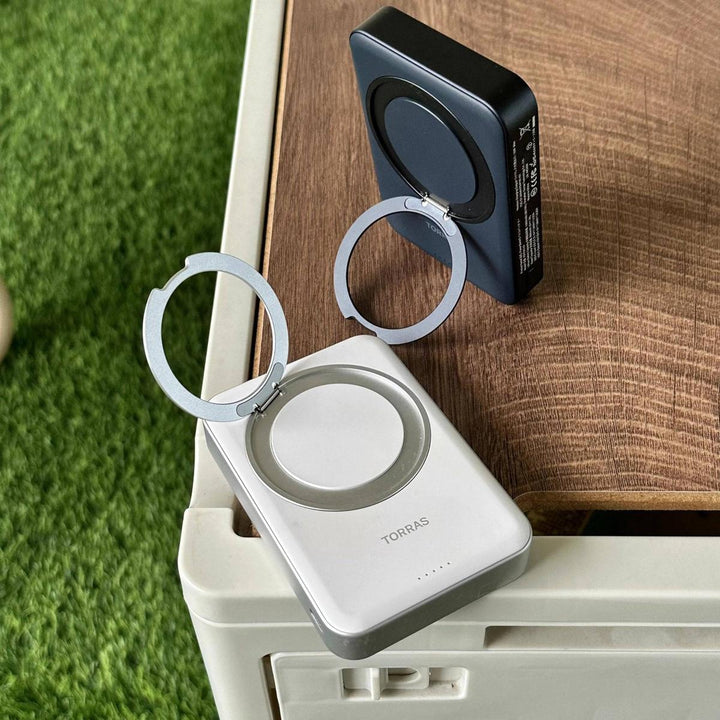 TORRAS SlimMag 5000mAh Wireless Power Bank & Stand - DOKUTRONIX