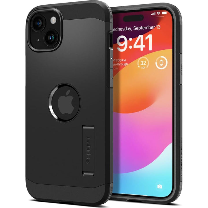 Tough Armor MagFit Case for iPhone 15 - Black - DOKUTRONIX