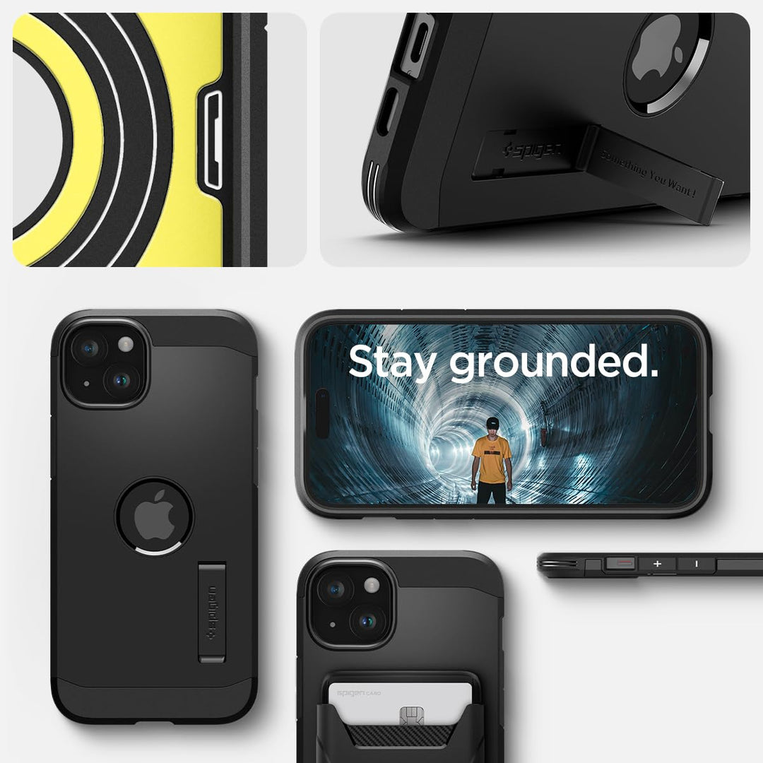 Tough Armor MagFit Case for iPhone 15 - Black - DOKUTRONIX