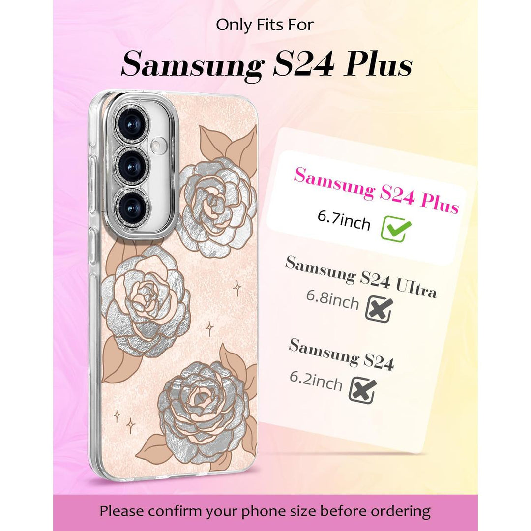 Galaxy Glitter Cherry Case & Lens Protector - DOKUTRONIX