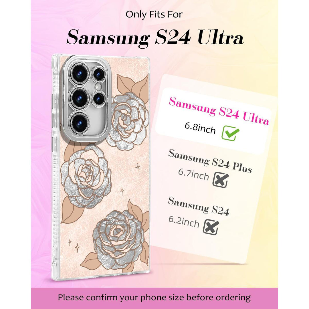 Galaxy Glitter Cherry Case & Lens Protector - DOKUTRONIX