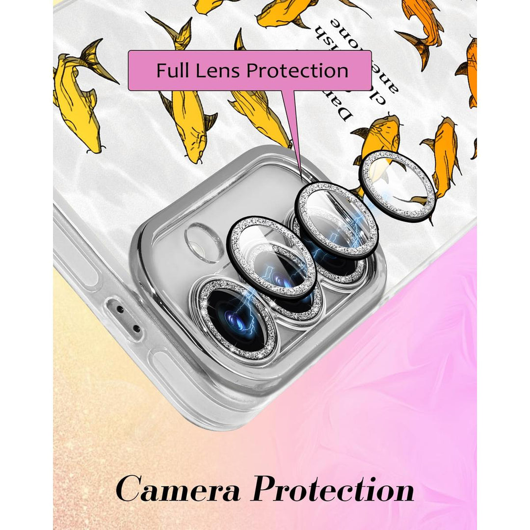 Galaxy Glitter Cherry Case & Lens Protector - DOKUTRONIX