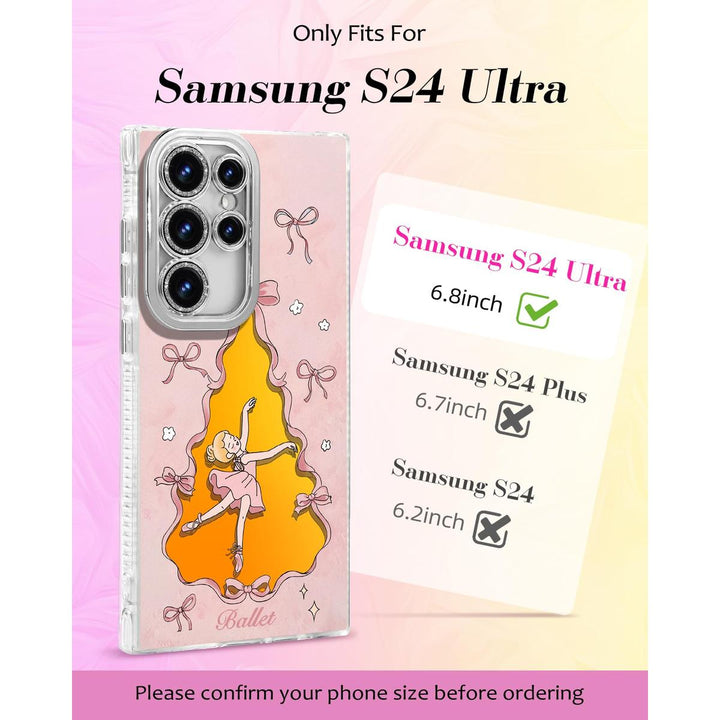 Galaxy Glitter Cherry Case & Lens Protector - DOKUTRONIX