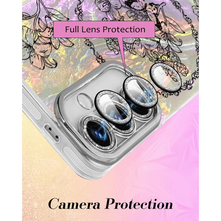 Galaxy Glitter Cherry Case & Lens Protector - DOKUTRONIX