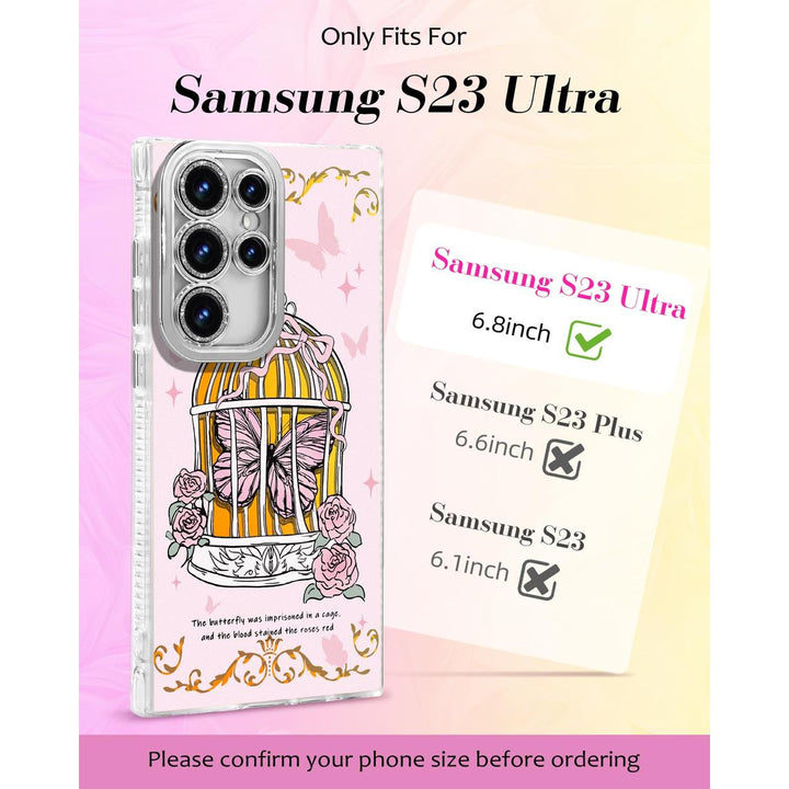 Galaxy Glitter Cherry Case & Lens Protector - DOKUTRONIX