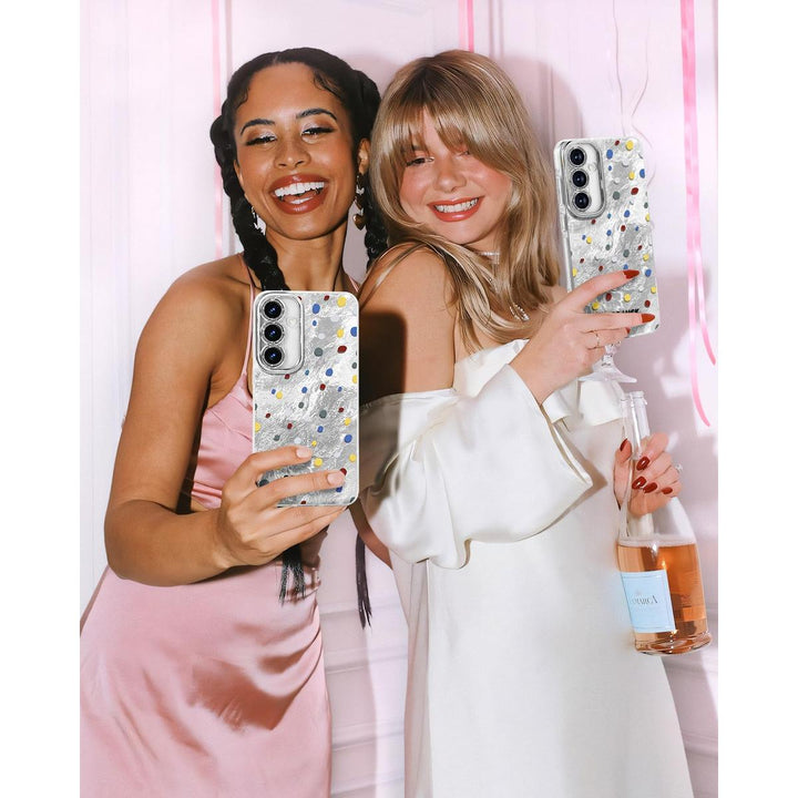 Galaxy Glitter Cherry Case & Lens Protector - DOKUTRONIX