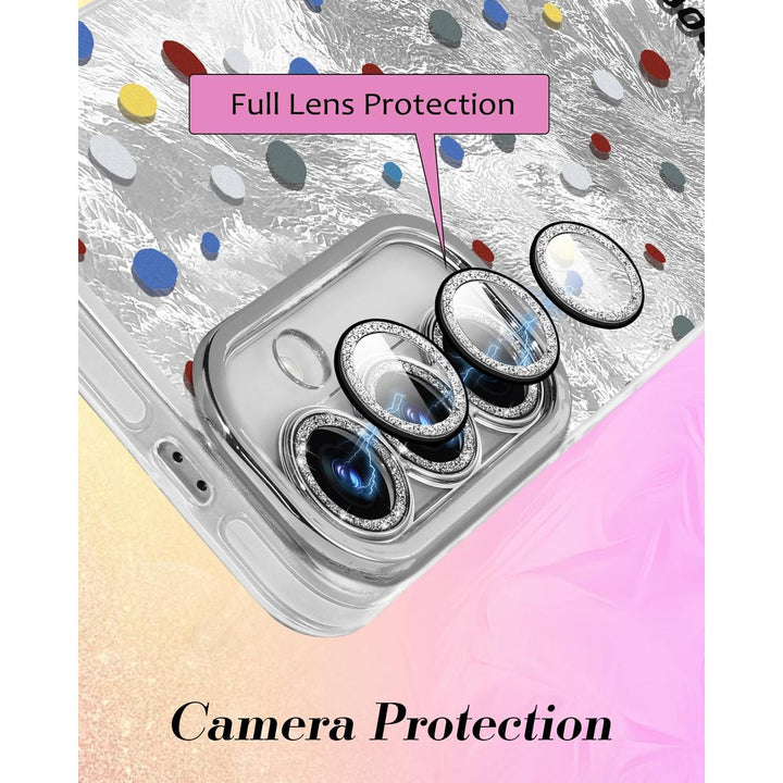 Galaxy Glitter Cherry Case & Lens Protector - DOKUTRONIX