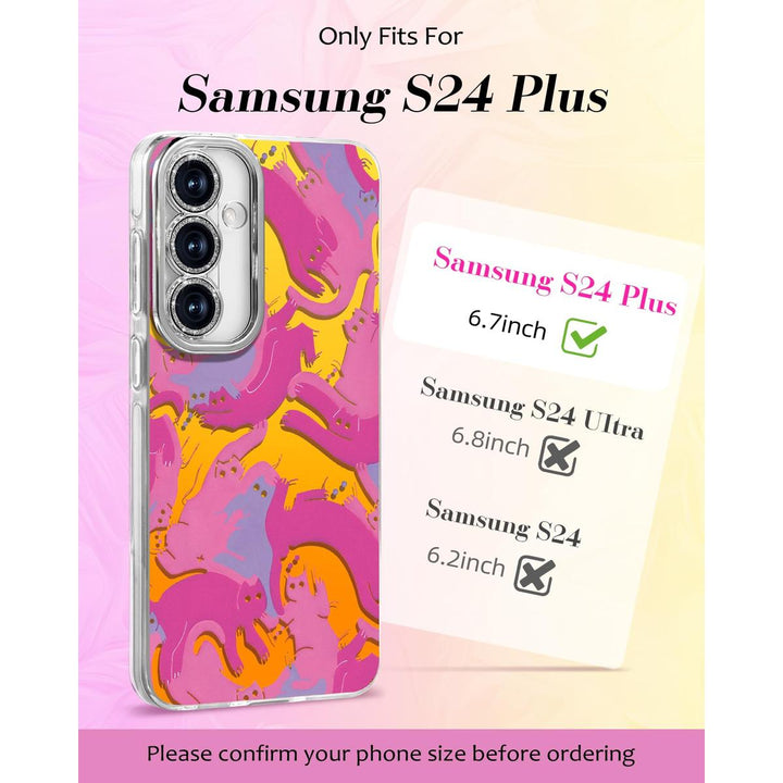 Galaxy Glitter Cherry Case & Lens Protector - DOKUTRONIX