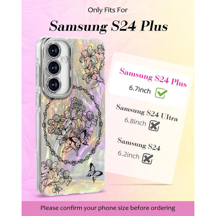 Galaxy Glitter Cherry Case & Lens Protector - DOKUTRONIX