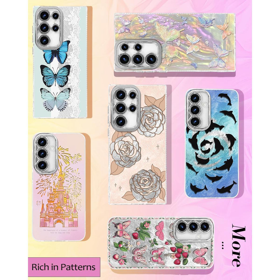 Galaxy Glitter Cherry Case & Lens Protector - DOKUTRONIX