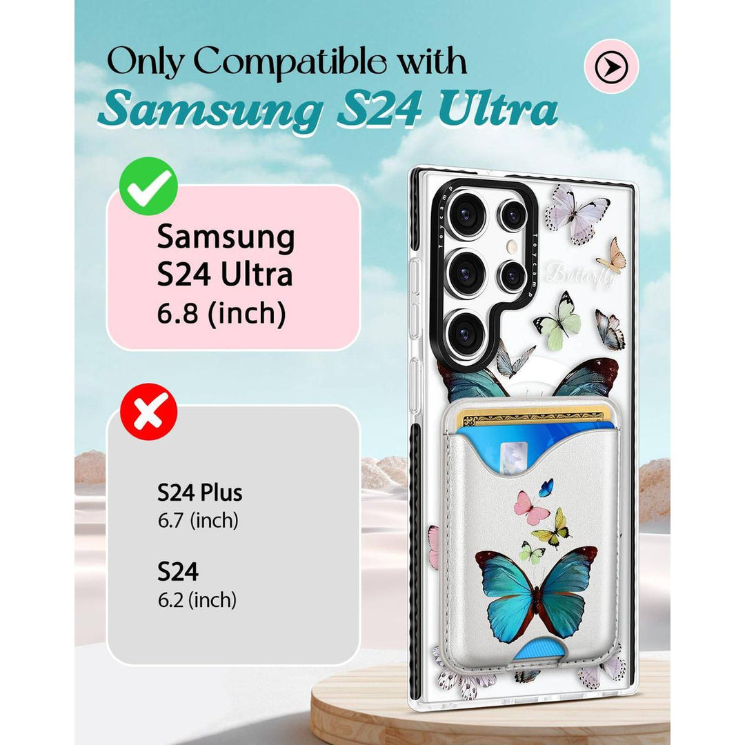 Kawaii Strawberry Galaxy S24 Ultra Wallet Case - DOKUTRONIX