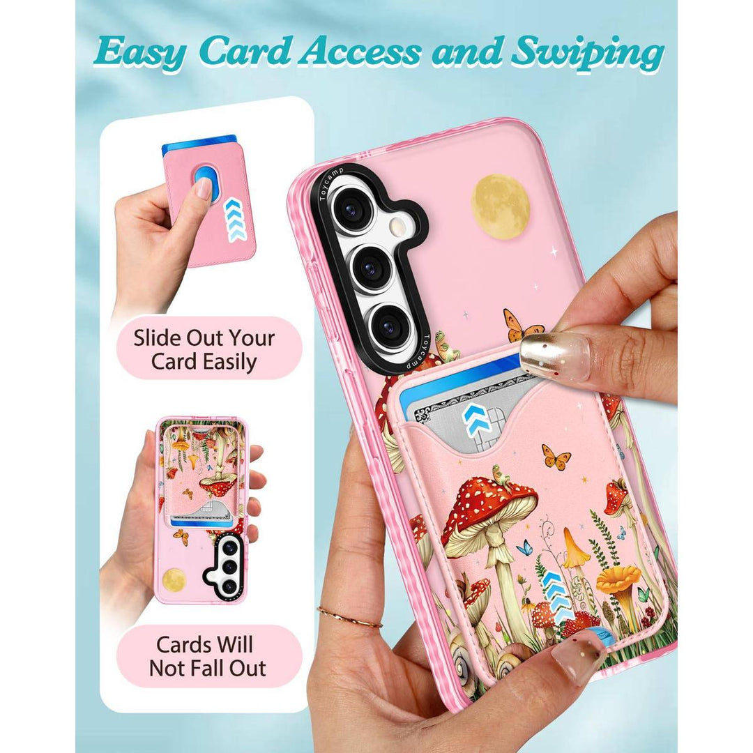 Kawaii Strawberry Galaxy S24 Ultra Wallet Case - DOKUTRONIX