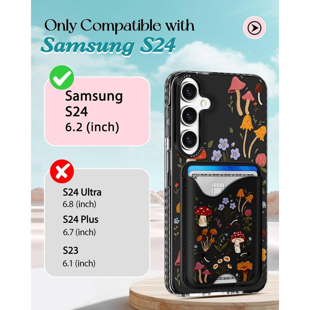 Kawaii Strawberry Galaxy S24 Ultra Wallet Case - DOKUTRONIX