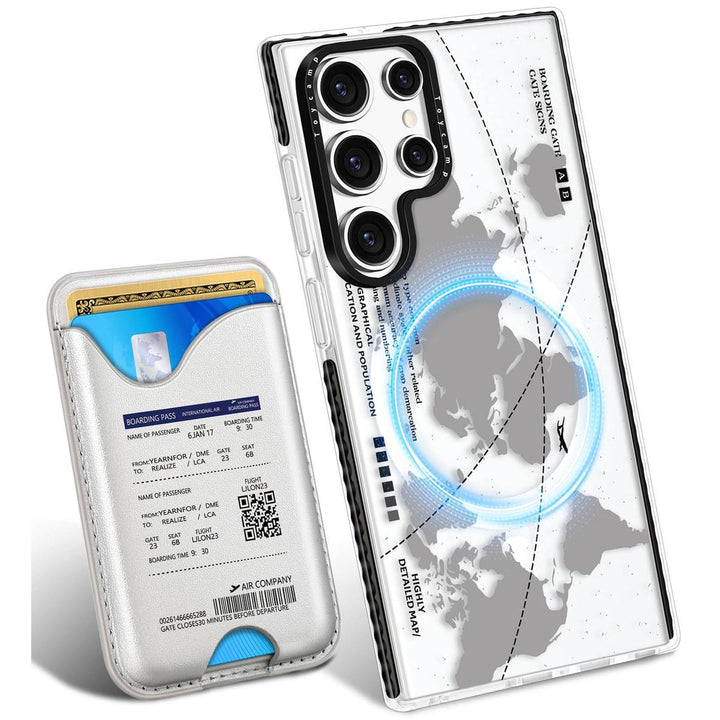 Kawaii Strawberry Galaxy S24 Ultra Wallet Case - DOKUTRONIX