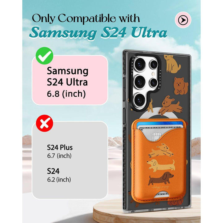 Kawaii Strawberry Galaxy S24 Ultra Wallet Case - DOKUTRONIX