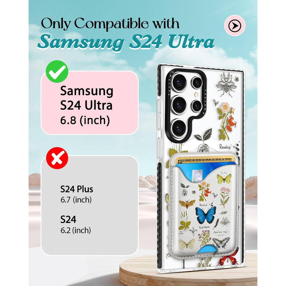 Kawaii Strawberry Galaxy S24 Ultra Wallet Case - DOKUTRONIX