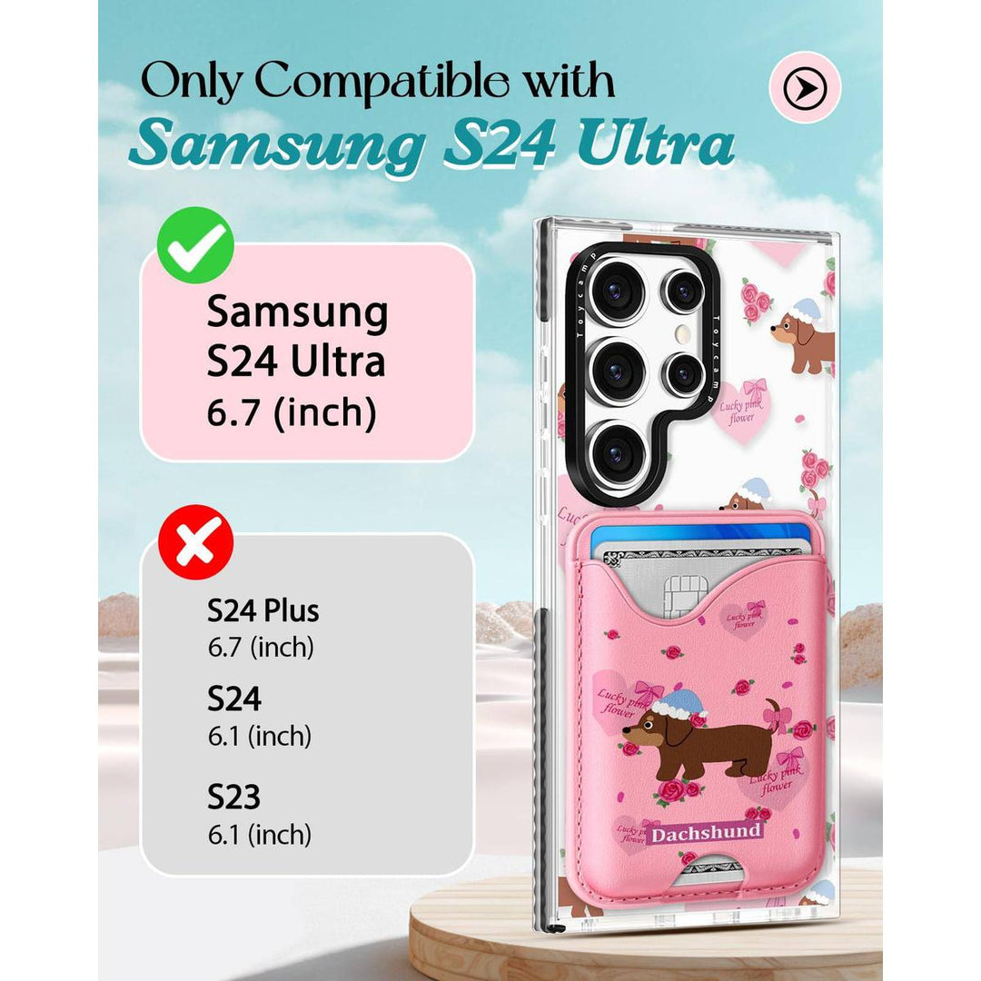 Kawaii Strawberry Galaxy S24 Ultra Wallet Case - DOKUTRONIX