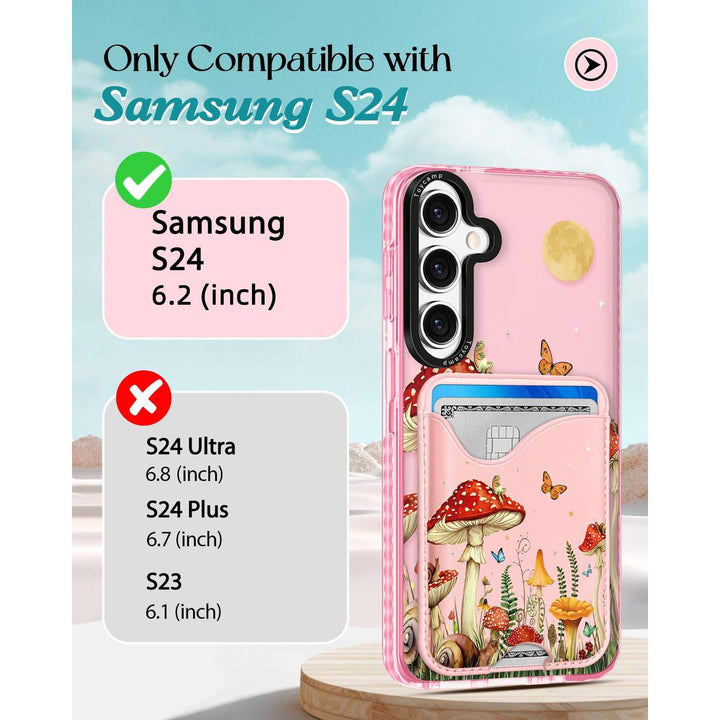 Kawaii Strawberry Galaxy S24 Ultra Wallet Case - DOKUTRONIX