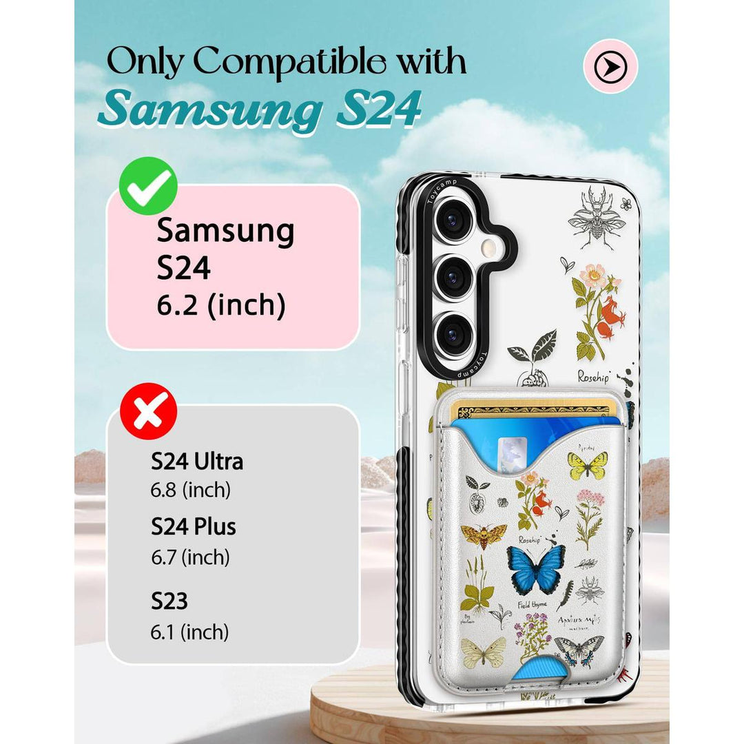 Kawaii Strawberry Galaxy S24 Ultra Wallet Case - DOKUTRONIX