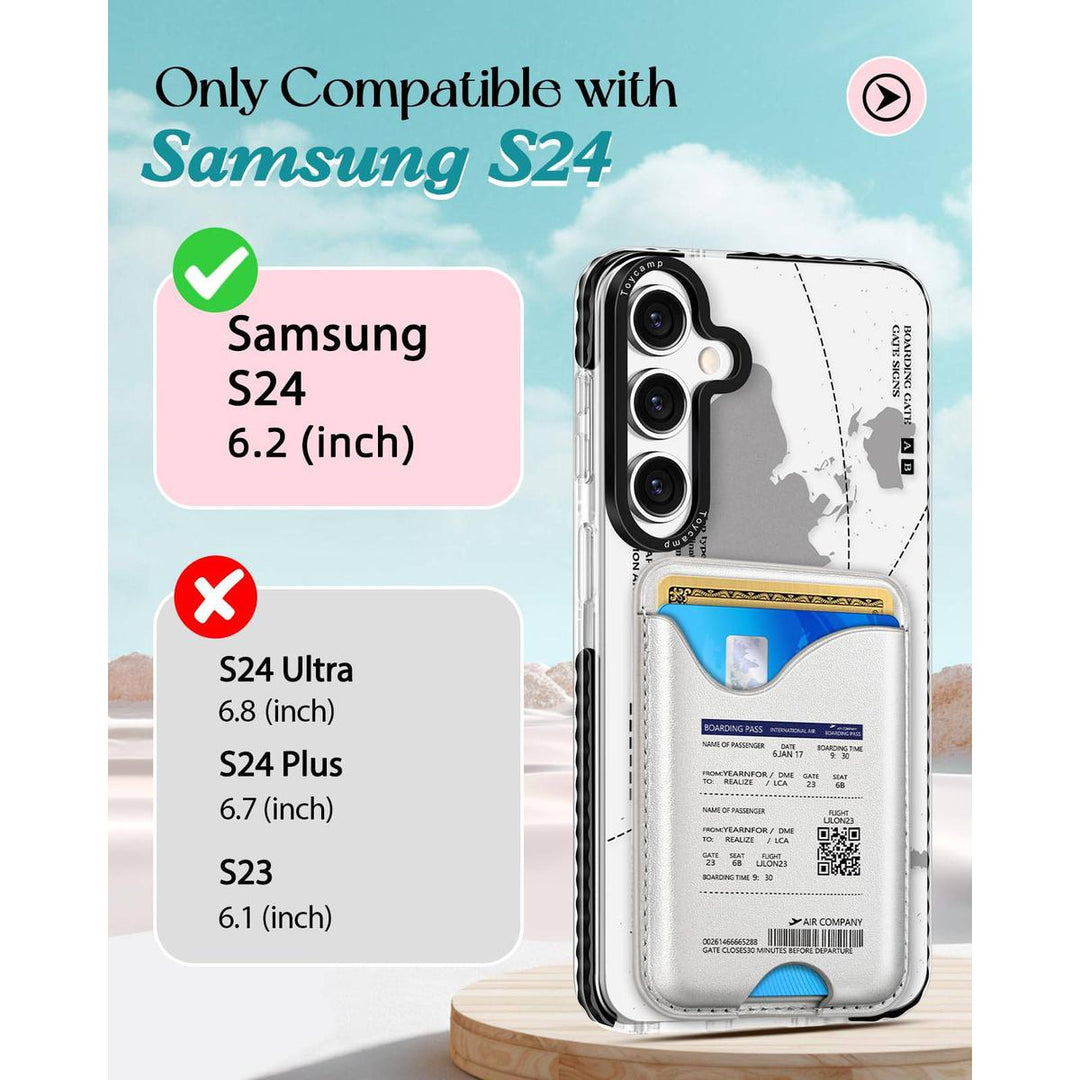 Kawaii Strawberry Galaxy S24 Ultra Wallet Case - DOKUTRONIX