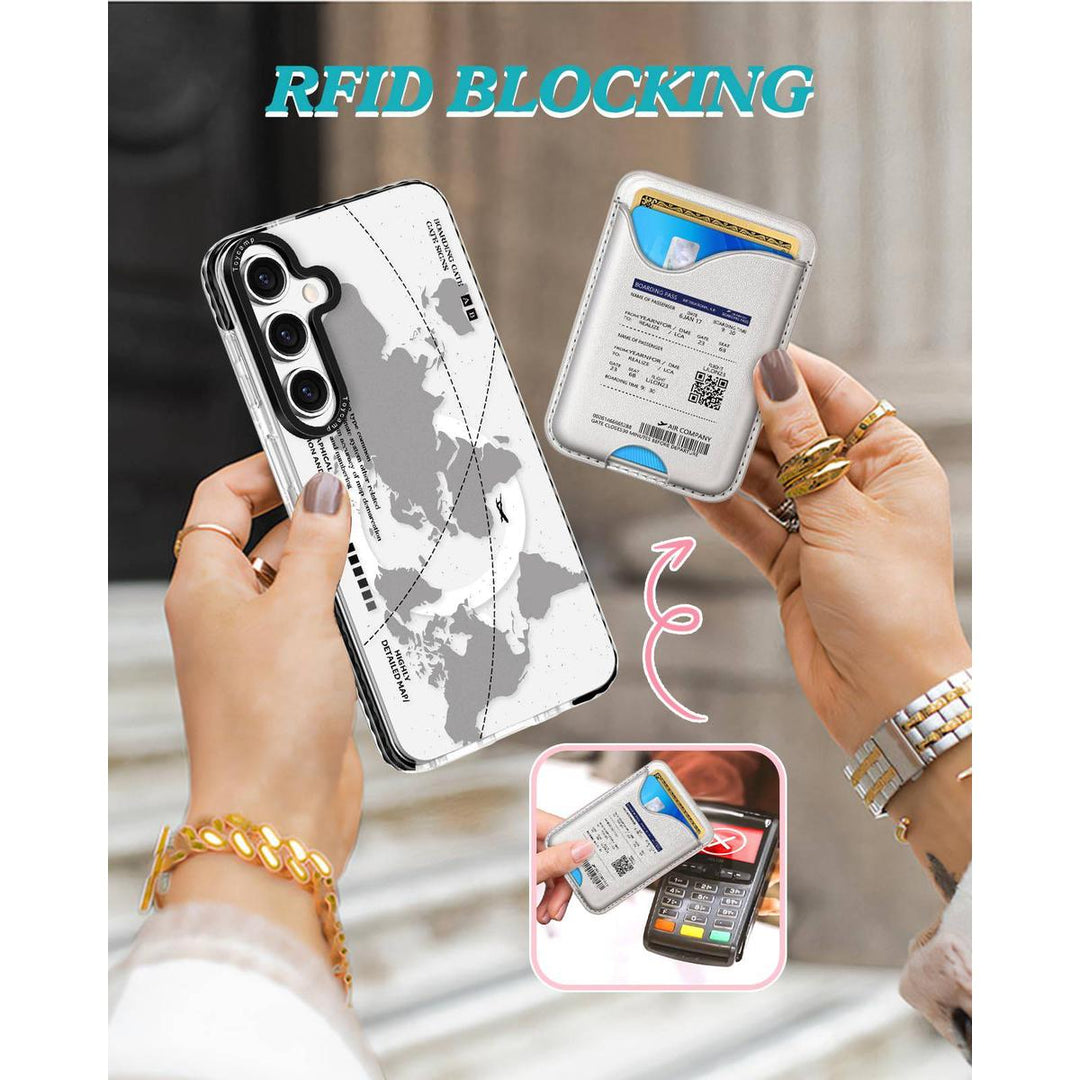 Kawaii Strawberry Galaxy S24 Ultra Wallet Case - DOKUTRONIX