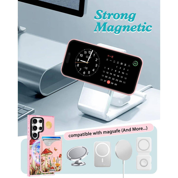 Kawaii Strawberry Galaxy S24 Ultra Wallet Case - DOKUTRONIX